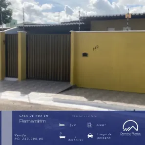 Casa com 3 Quartos à venda, 110m² no Boa Esperança, Parnamirim