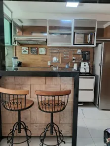 Apartamento com 2 Quartos para alugar, 48m² no Caji, Lauro de Freitas