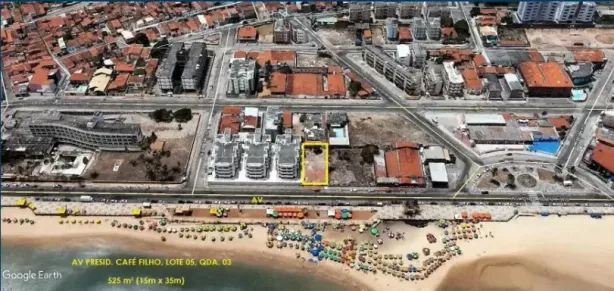 Lote/Terreno à venda, 525m² no Praia do Meio, Natal
