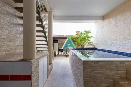 Casa com 3 Quartos para alugar, 254m² no Vila Curuçá, Santo André