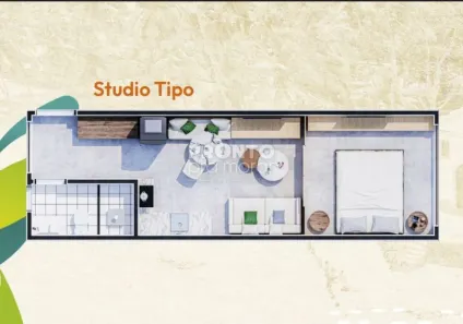 Apartamento com 1 Quarto à venda, 26m² no , Tamandaré