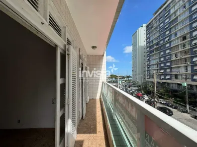 Apartamento com 2 Quartos para alugar, 117m² no Boqueirão, Santos