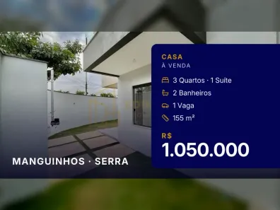 Casa com 3 Quartos à venda, 155m² no Manguinhos, Serra