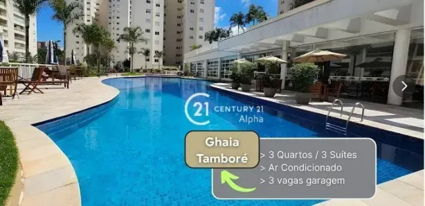 Apartamento com 3 Quartos à venda, 158m² no Tamboré, Santana de Parnaíba