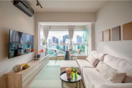 Apartamento com 1 Quarto para alugar, 40m² no Pinheiros, São Paulo
