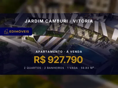 Apartamento com 2 Quartos à venda, 59m² no Jardim Camburi, Vitória