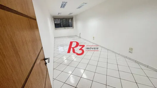 Sala Comercial para alugar, 80m² no Centro, Santos