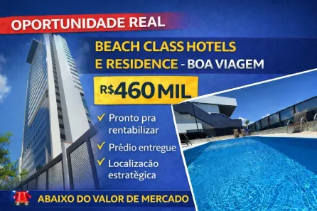 Flat com 1 Quarto à venda, 40m² no Boa Viagem, Recife