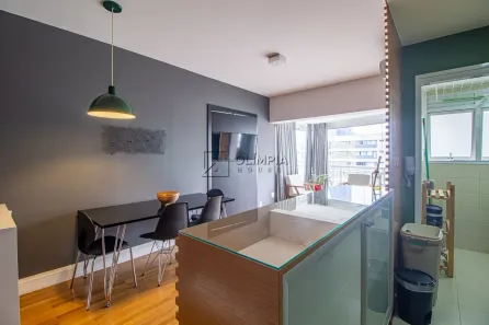 Apartamento com 1 Quarto para alugar, 47m² no Cidade Monções, São Paulo