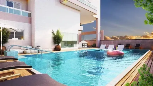 Apartamento com 2 Quartos à venda, 73m² no Guilhermina, Praia Grande
