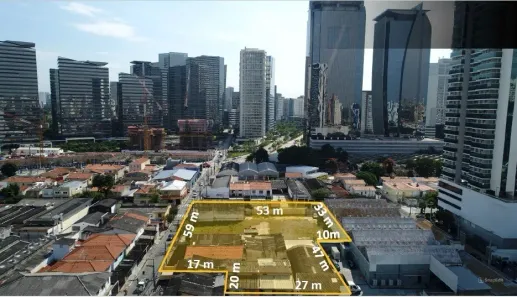 Lote/Terreno à venda, 3465m² no Chácara Santo Antônio (Zona Sul), São Paulo