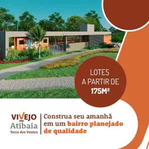 Lote/Terreno à venda, 175m² no Loteamento Vale das Flores, Atibaia
