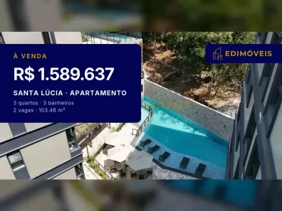 Apartamento com 3 Quartos à venda, 103m² no Santa Lúcia, Vitória