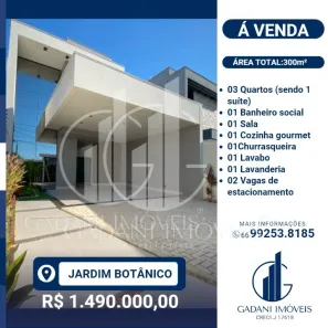 Casa com 3 Quartos à venda, 175m² no Jardim Botânico, Sinop