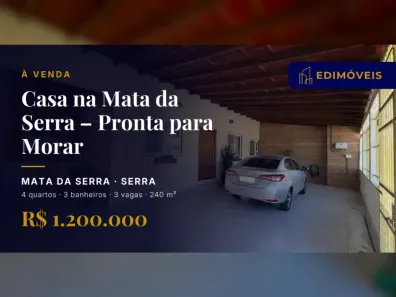 Casa com 4 Quartos à venda, 240m² no Mata da Serra, Serra
