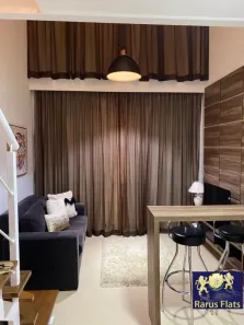 Flat com 1 Quarto para alugar, 48m² no Cidade Monções, São Paulo