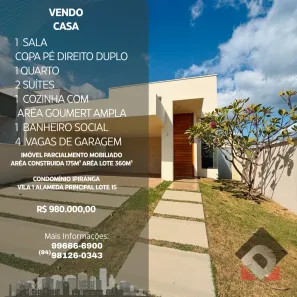 Casa de Condomínio com 1 Quarto à venda, 175m² no Nova Marabá, Marabá