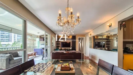Apartamento com 3 Quartos para alugar, 126m² no Santo Amaro, São Paulo