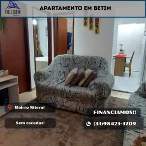 Apartamento com 2 Quartos à venda, 50m² no Niterói, Betim