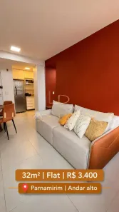 Apartamento com 1 Quarto para alugar, 32m² no Parnamirim, Recife