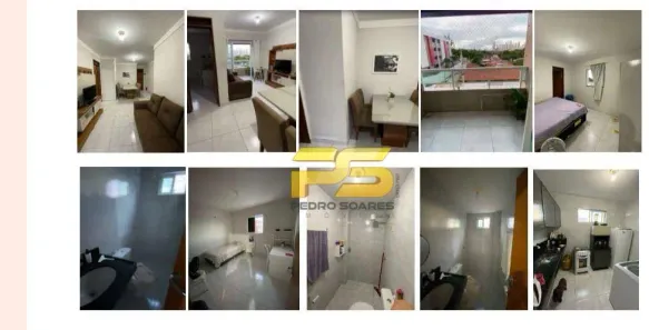 Apartamento com 2 Quartos à venda, 52m² no Bancários, João Pessoa