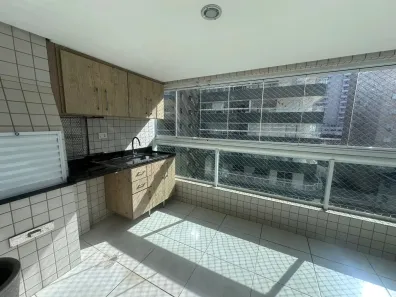 Apartamento com 3 Quartos para alugar, 145m² no Canto do Forte, Praia Grande