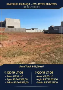Lote/Terreno à venda, 414m² no Jardins França, Goiânia