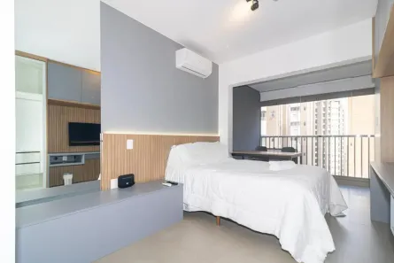 Kitnet com 1 Quarto à venda, 25m² no Indianópolis, São Paulo