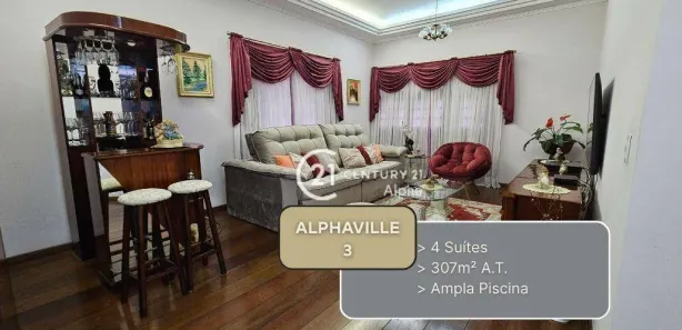 Casa de Condomínio com 4 Quartos à venda, 262m² no Alphaville, Santana de Parnaíba