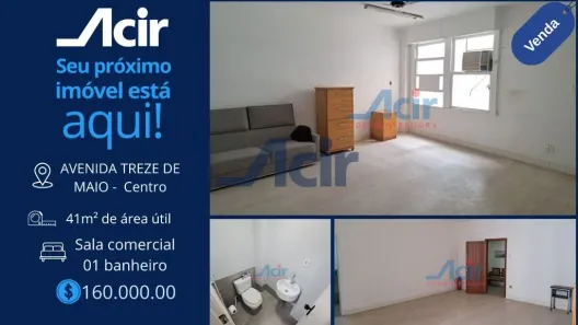Sala Comercial à venda, 40m² no Centro, Rio de Janeiro