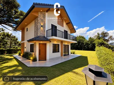 Casa de Condomínio com 3 Quartos à venda, 124m² no Lot Atalaia, Campos do Jordão