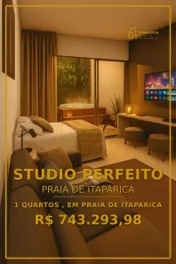 Apartamento com 1 Quarto à venda, 38m² no Praia de Itaparica, Vila Velha
