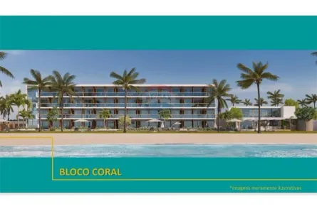 Apartamento com 1 Quarto à venda, 31m² no Enseadinha, Ipojuca