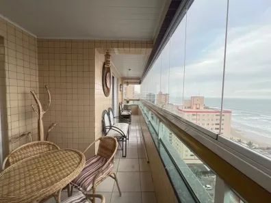 Apartamento com 2 Quartos para alugar, 89m² no Caiçara, Praia Grande