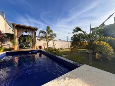 Casa de Condomínio com 2 Quartos para venda ou aluguel, 600m² no Residencial Novo Horizonte, Taubaté