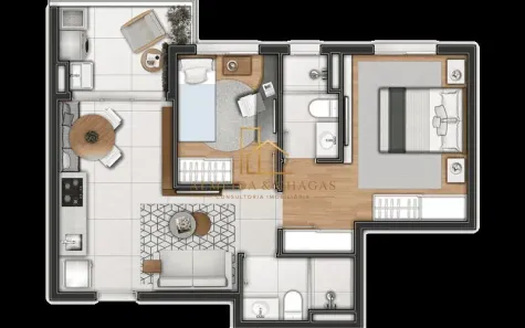 Apartamento com 2 Quartos à venda, 53m² no Jardim São Silvestre, Barueri