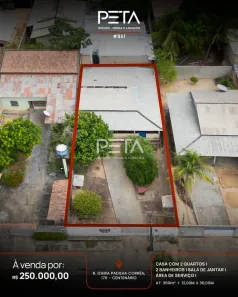Casa com 2 Quartos à venda, 360m² no Centenário, Boa Vista