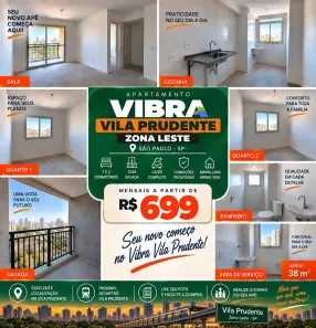 Apartamento com 2 Quartos à venda, 41m² no Quinta da Paineira, São Paulo