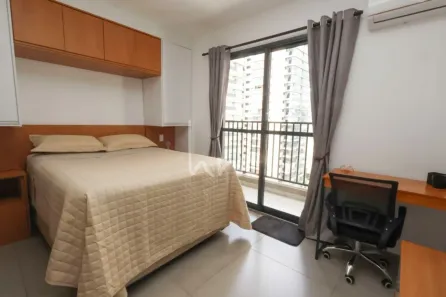 Apartamento com 1 Quarto para alugar, 26m² no Pinheiros, São Paulo
