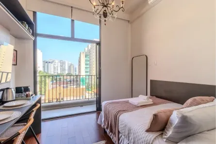 Apartamento com 1 Quarto à venda, 25m² no Santo Amaro, São Paulo