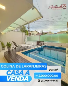 Sobrado com 3 Quartos à venda, 180m² no Colina de Laranjeiras, Serra