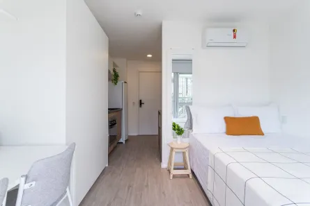 Apartamento com 1 Quarto para alugar, 22m² no Cidade Mãe do Céu, São Paulo