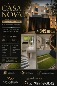 Casa com 3 Quartos à venda, 120m² no Parque Guarani, Juiz de Fora