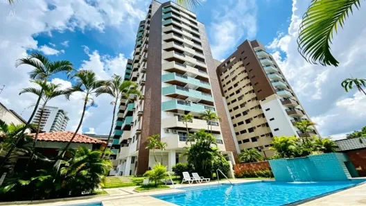 Apartamento com 3 Quartos para alugar, 127m² no Chapada, Manaus