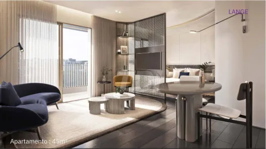 Apartamento com 1 Quarto à venda, 34m² no Batel, Curitiba