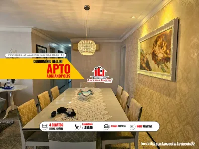 Apartamento com 4 Quartos à venda, 181m² no Adrianópolis, Manaus