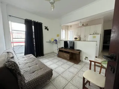Apartamento com 1 Quarto para alugar, 40m² no Tupi, Praia Grande