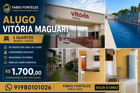 Apartamento com 2 Quartos para alugar, 55m² no Centro, Ananindeua