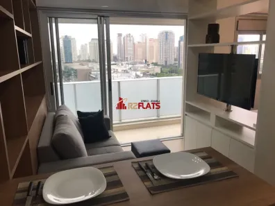 Apartamento com 1 Quarto para alugar, 40m² no Santo Amaro, São Paulo