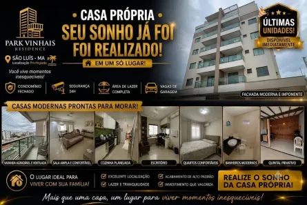 Apartamento com 2 Quartos para alugar, 72m² no Recanto dos Vinhais, São Luís